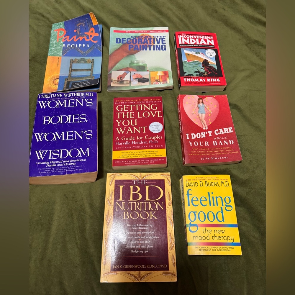 Assorted Paperback Self-Help & Reference books